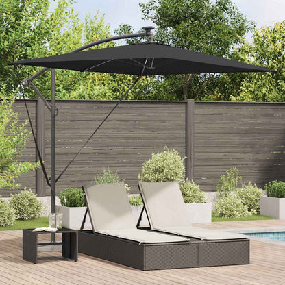 Umbrella Black 294 x 200 x 270 cm Polyester and Aluminium