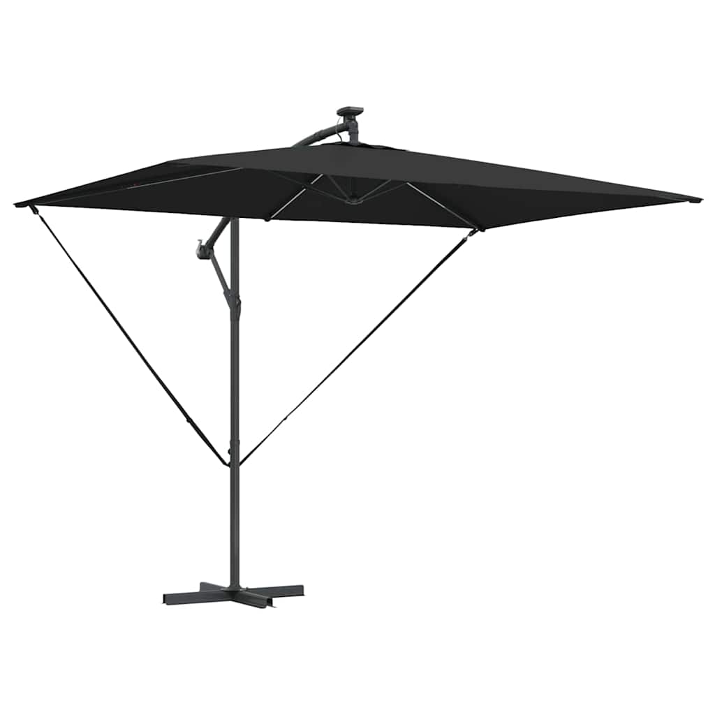 Umbrella Black 294 x 200 x 270 cm Polyester and Aluminium