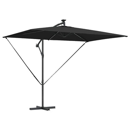 Umbrella Black 294 x 200 x 270 cm Polyester and Aluminium