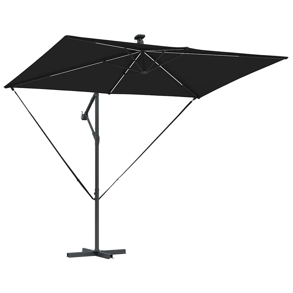 Umbrella Black 294 x 200 x 270 cm Polyester and Aluminium