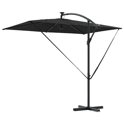 Umbrella Black 294 x 200 x 270 cm Polyester and Aluminium