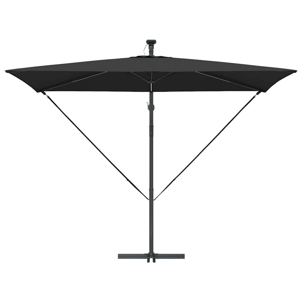 Umbrella Black 294 x 200 x 270 cm Polyester and Aluminium