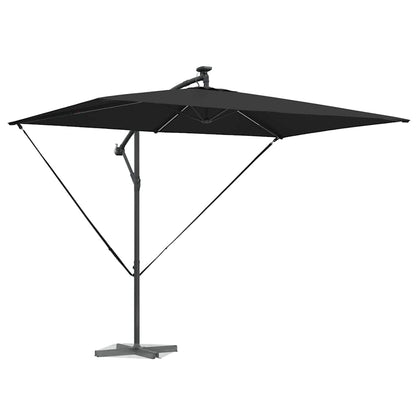 Umbrella Black 294 x 200 x 270 cm Polyester and Aluminium