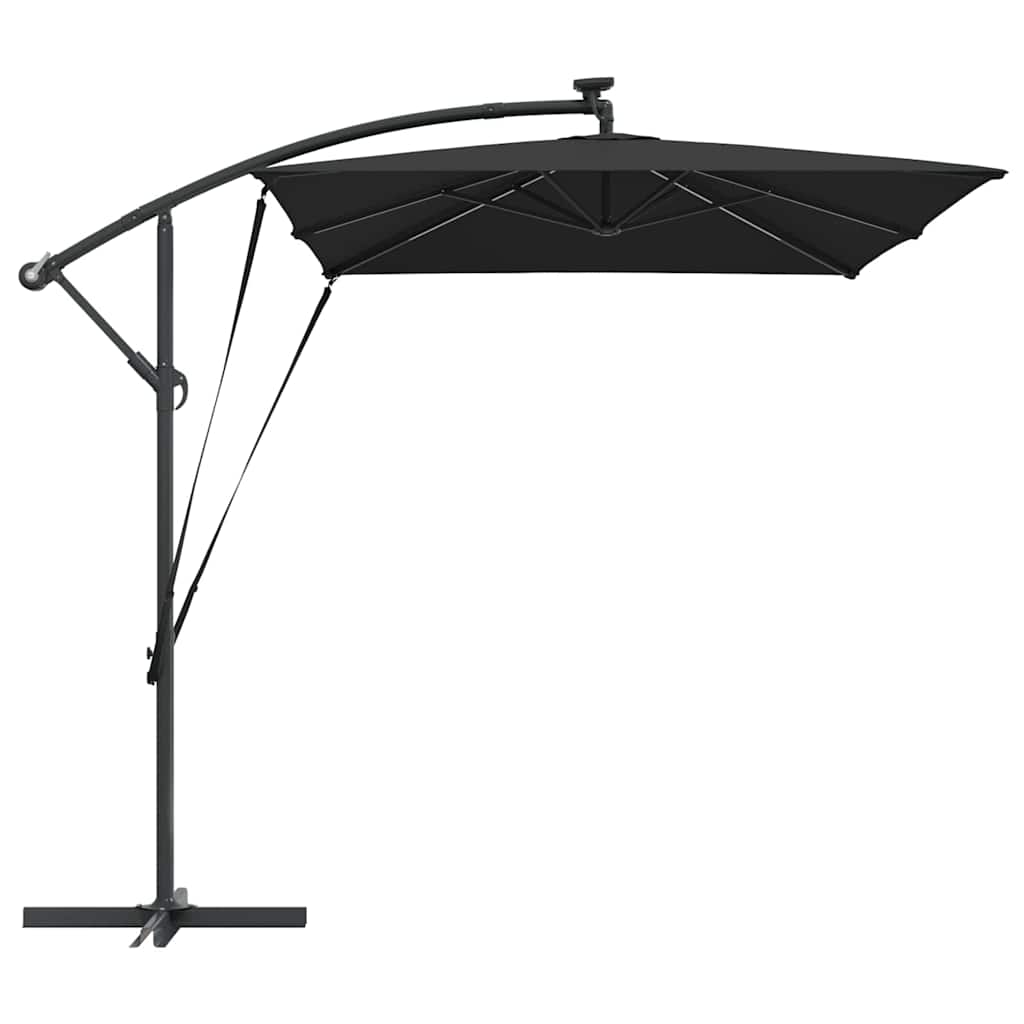Umbrella Black 294 x 200 x 270 cm Polyester and Aluminium
