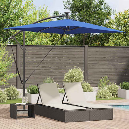 Umbrella Azurblau 294 x 200 x 270 cm Polyester and Aluminium