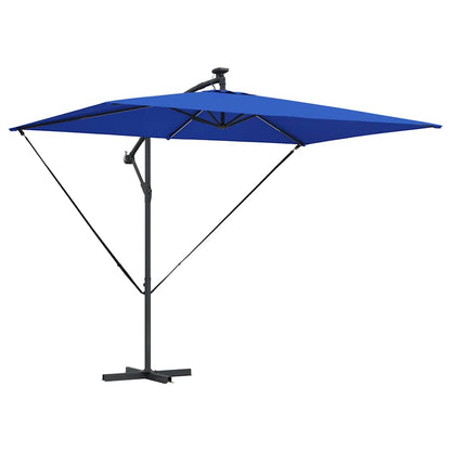 Umbrella Azurblau 294 x 200 x 270 cm Polyester and Aluminium