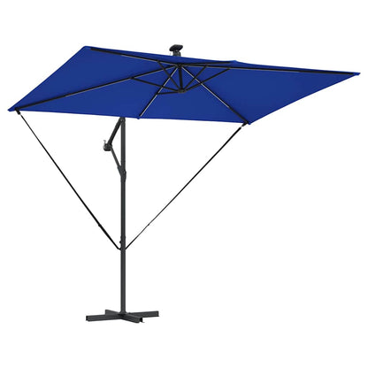 Umbrella Azurblau 294 x 200 x 270 cm Polyester and Aluminium