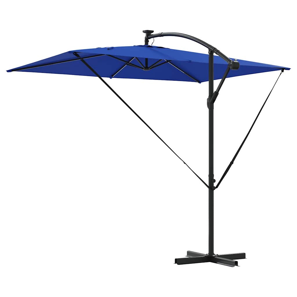 Umbrella Azurblau 294 x 200 x 270 cm Polyester and Aluminium