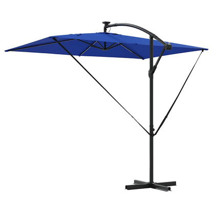 Umbrella Azurblau 294 x 200 x 270 cm Polyester and Aluminium
