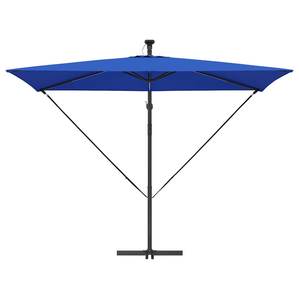 Umbrella Azurblau 294 x 200 x 270 cm Polyester and Aluminium