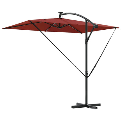 Umbrella Terracotta 294 x 200 x 270 cm Polyester and Aluminium