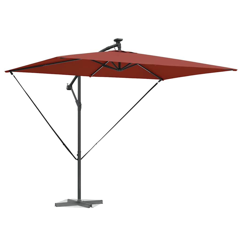 Umbrella Terracotta 294 x 200 x 270 cm Polyester and Aluminium