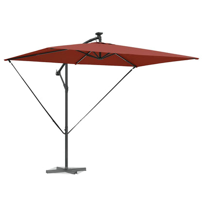 Umbrella Terracotta 294 x 200 x 270 cm Polyester and Aluminium