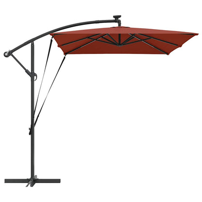 Umbrella Terracotta 294 x 200 x 270 cm Polyester and Aluminium