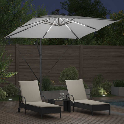 Umbrella Sand 249 x 249 x 250 cm Polyester and Aluminium