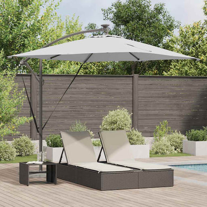 Umbrella Sand 249 x 249 x 250 cm Polyester and Aluminium
