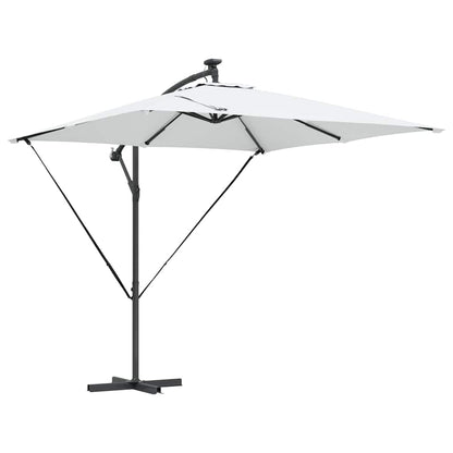 Umbrella Sand 249 x 249 x 250 cm Polyester and Aluminium