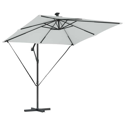 Umbrella Sand 249 x 249 x 250 cm Polyester and Aluminium
