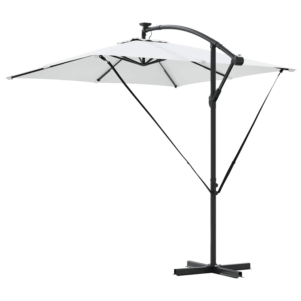 Umbrella Sand 249 x 249 x 250 cm Polyester and Aluminium
