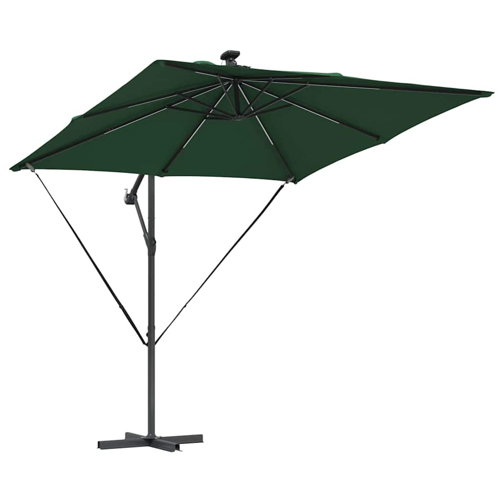 Umbrella Green 249 x 249 x 250 cm Polyester and Aluminium