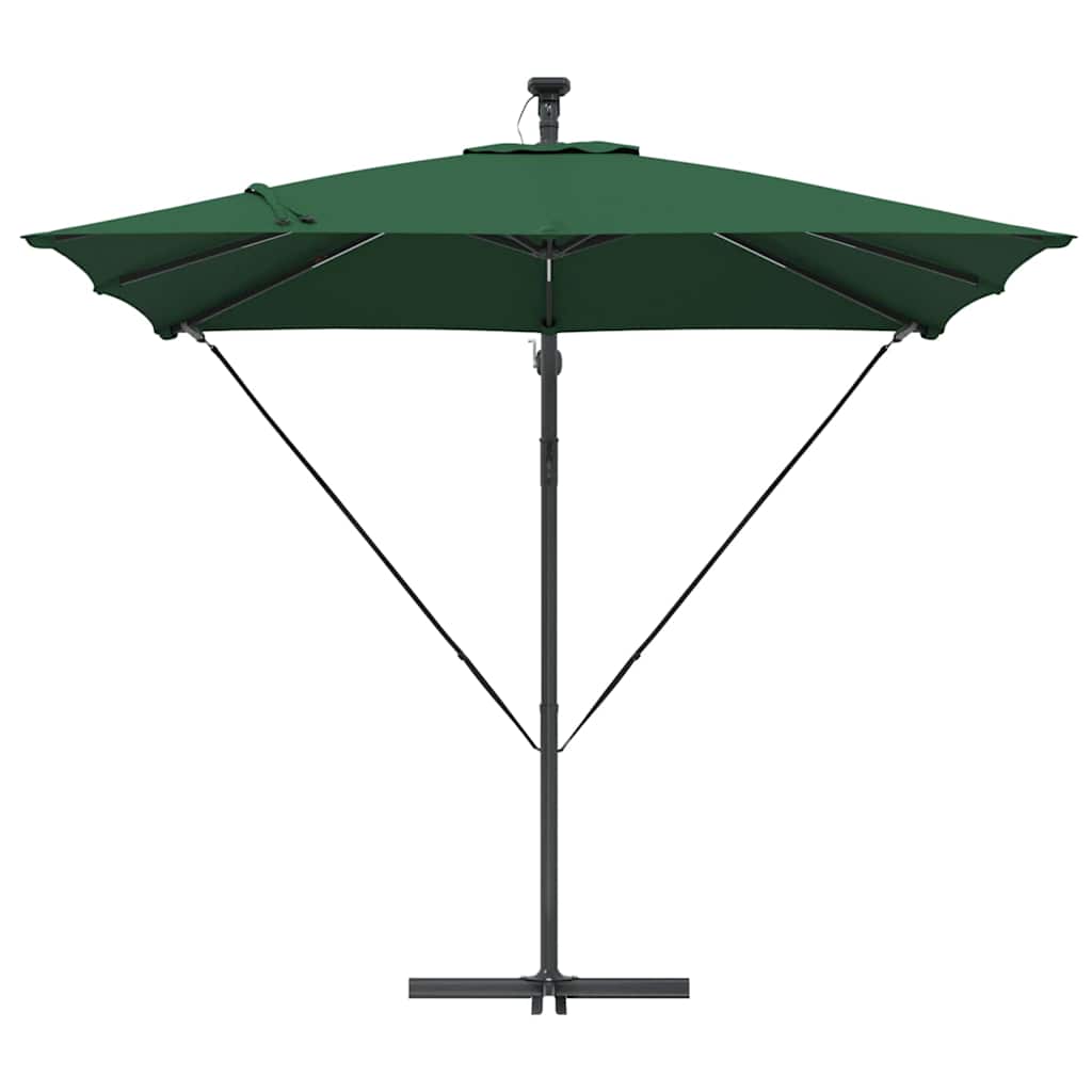 Umbrella Green 249 x 249 x 250 cm Polyester and Aluminium