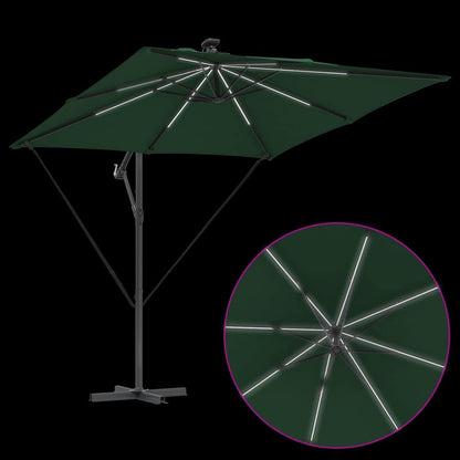 Umbrella Green 249 x 249 x 250 cm Polyester and Aluminium