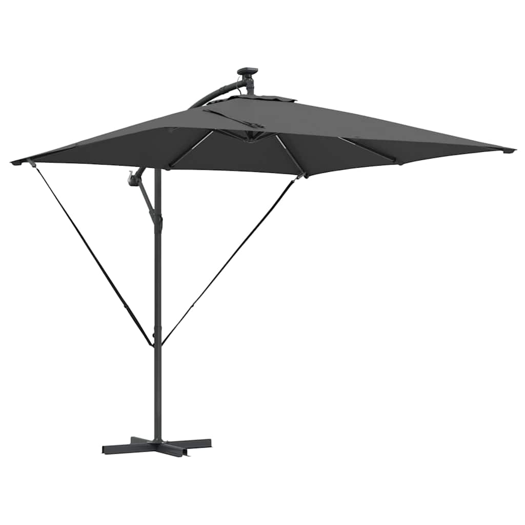 Umbrella Anthracite 249 x 249 x 250 cm Polyester and Aluminium