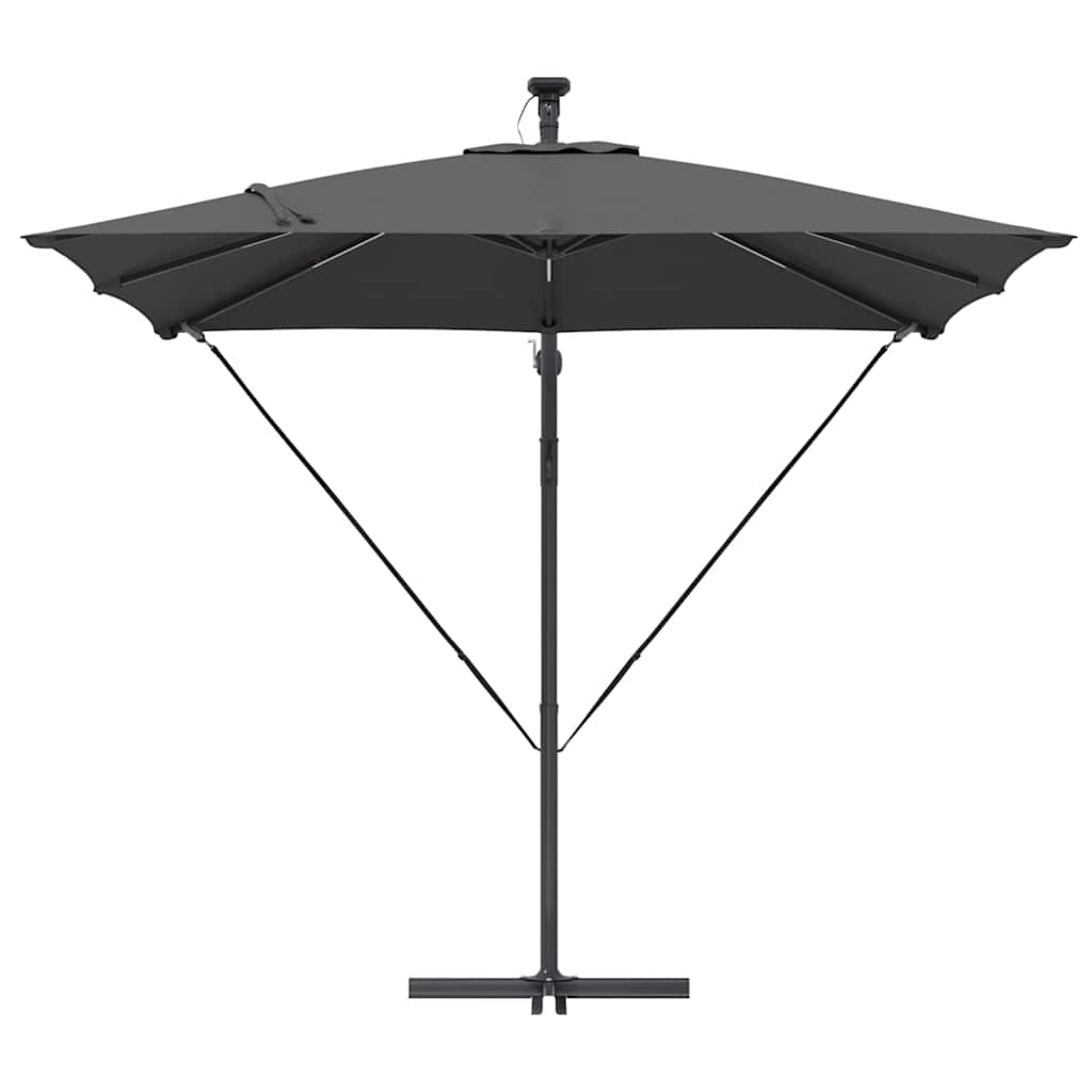 Umbrella Anthracite 249 x 249 x 250 cm Polyester and Aluminium