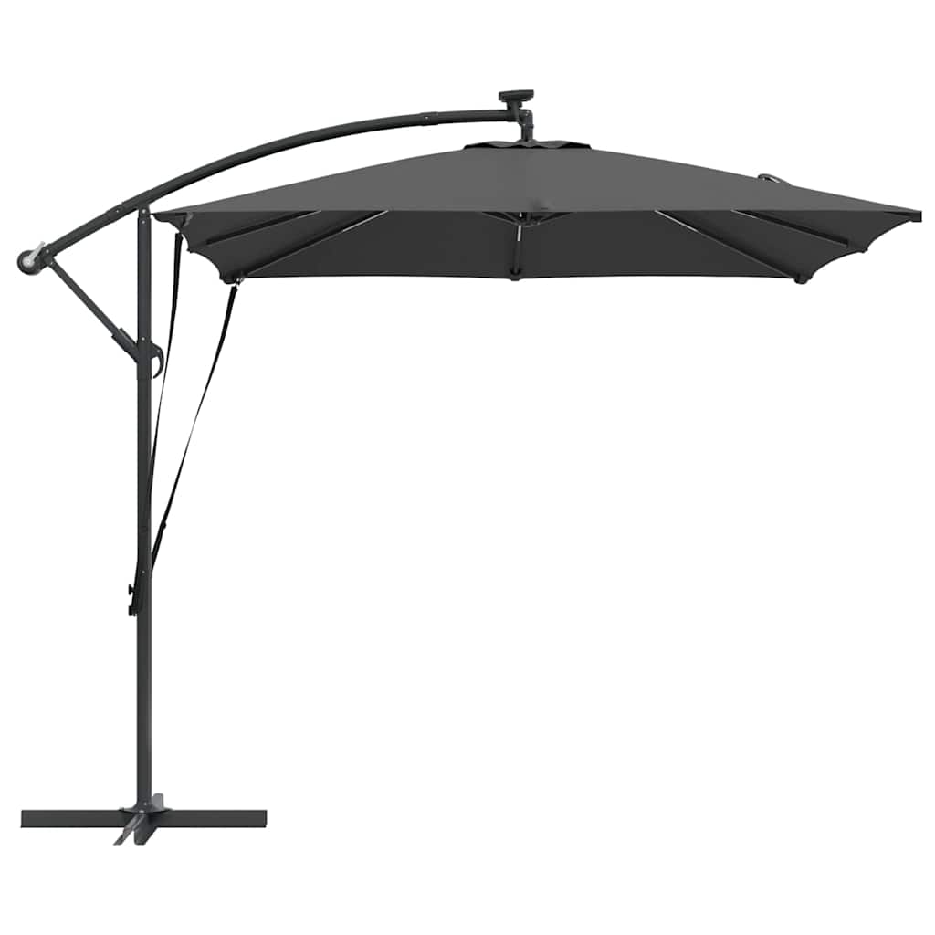 Umbrella Anthracite 249 x 249 x 250 cm Polyester and Aluminium