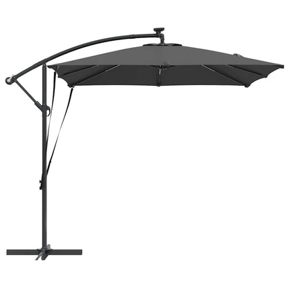 Umbrella Anthracite 249 x 249 x 250 cm Polyester and Aluminium