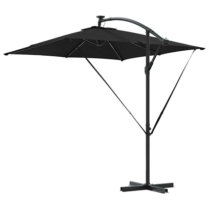 Umbrella Black 249 x 249 x 250 cm Polyester and Aluminium