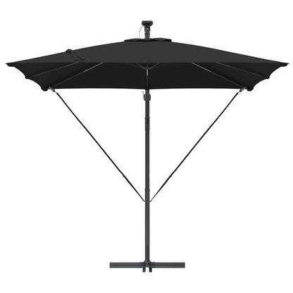 Umbrella Black 249 x 249 x 250 cm Polyester and Aluminium