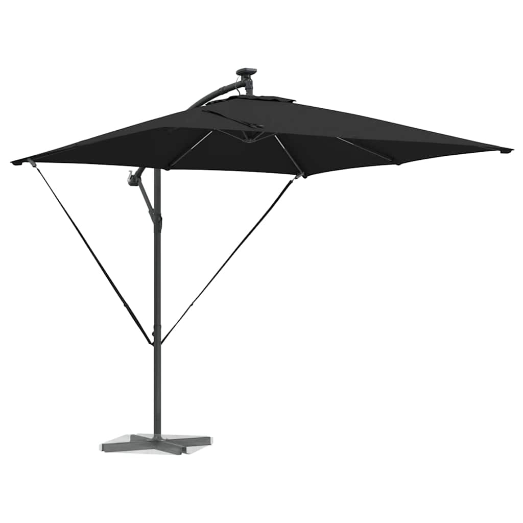 Umbrella Black 249 x 249 x 250 cm Polyester and Aluminium