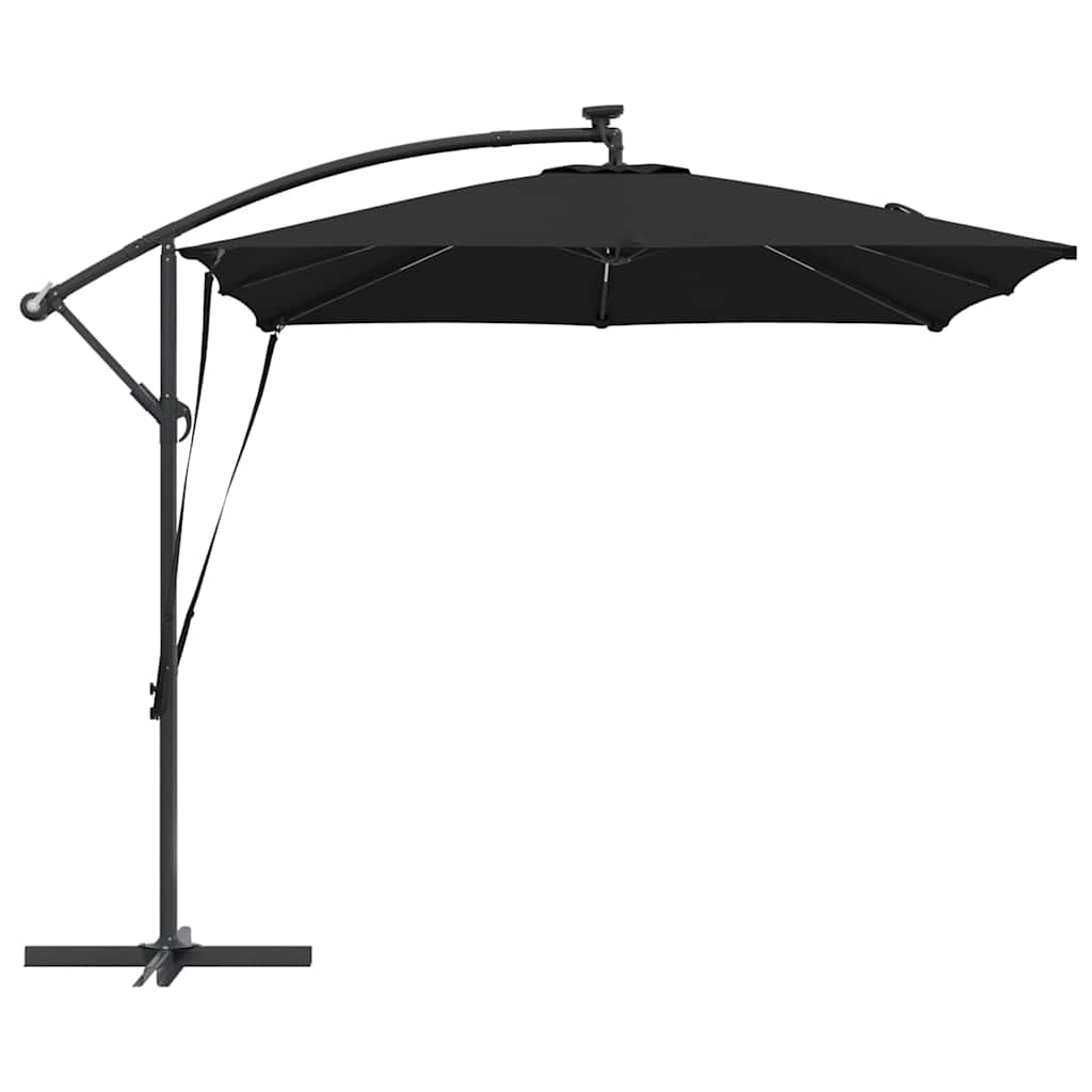 Umbrella Black 249 x 249 x 250 cm Polyester and Aluminium