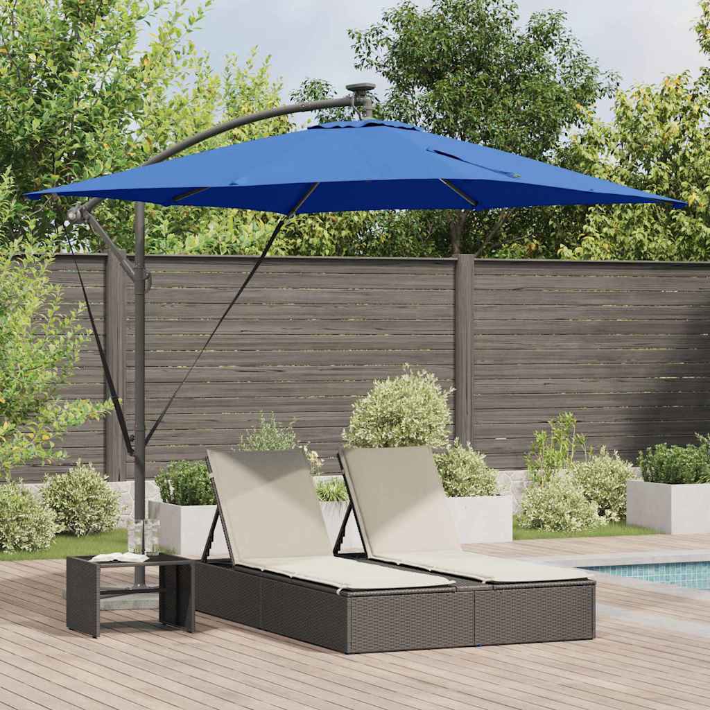 Umbrella Azurblau 249 x 249 x 250 cm Polyester and Aluminium