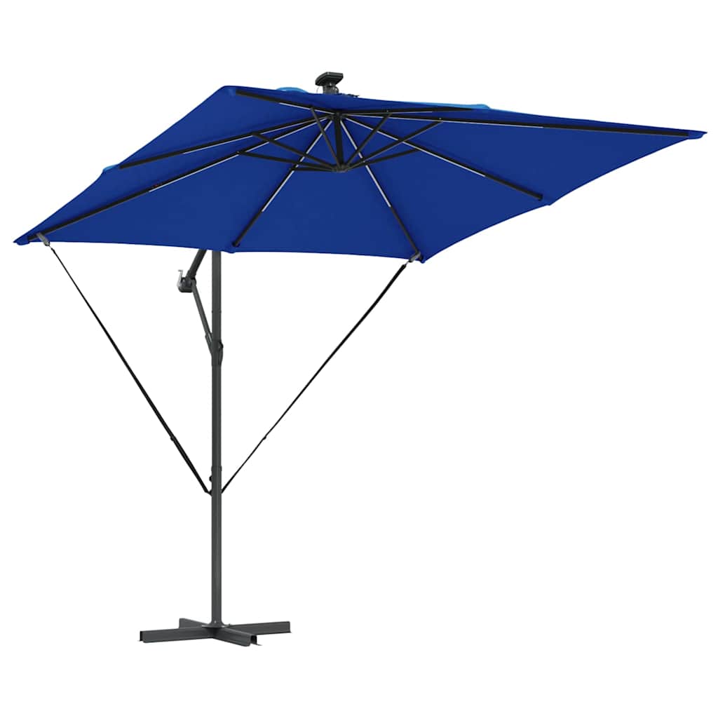 Umbrella Azurblau 249 x 249 x 250 cm Polyester and Aluminium