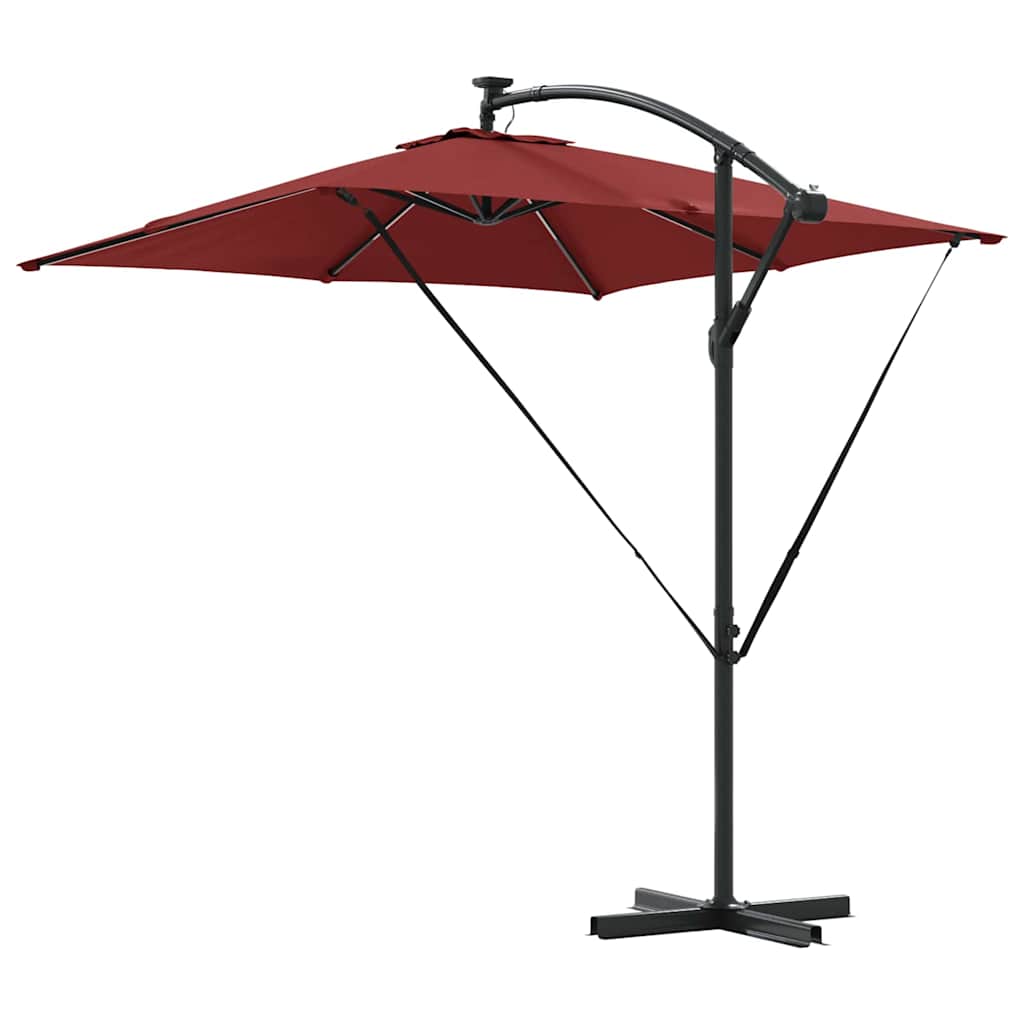 Umbrella Terracotta 249 x 249 x 250 cm Polyester and Aluminium