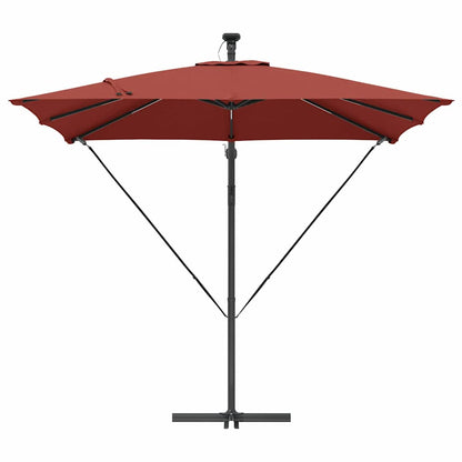 Umbrella Terracotta 249 x 249 x 250 cm Polyester and Aluminium