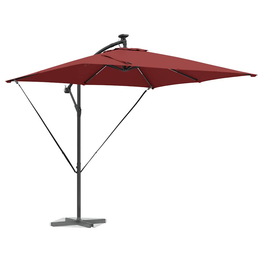 Umbrella Terracotta 249 x 249 x 250 cm Polyester and Aluminium