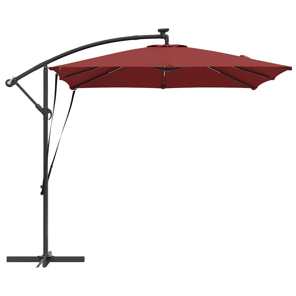 Umbrella Terracotta 249 x 249 x 250 cm Polyester and Aluminium
