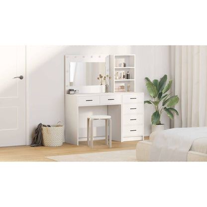 Dressing Table White 78.5 x 41 x 135 cm Engineered wood