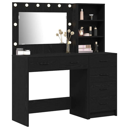 Dressing Table Black 78.5 x 41 x 135 cm Engineered wood