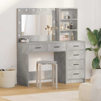 Dressing Table Grey 78.5 x 41 x 135 cm Engineered wood