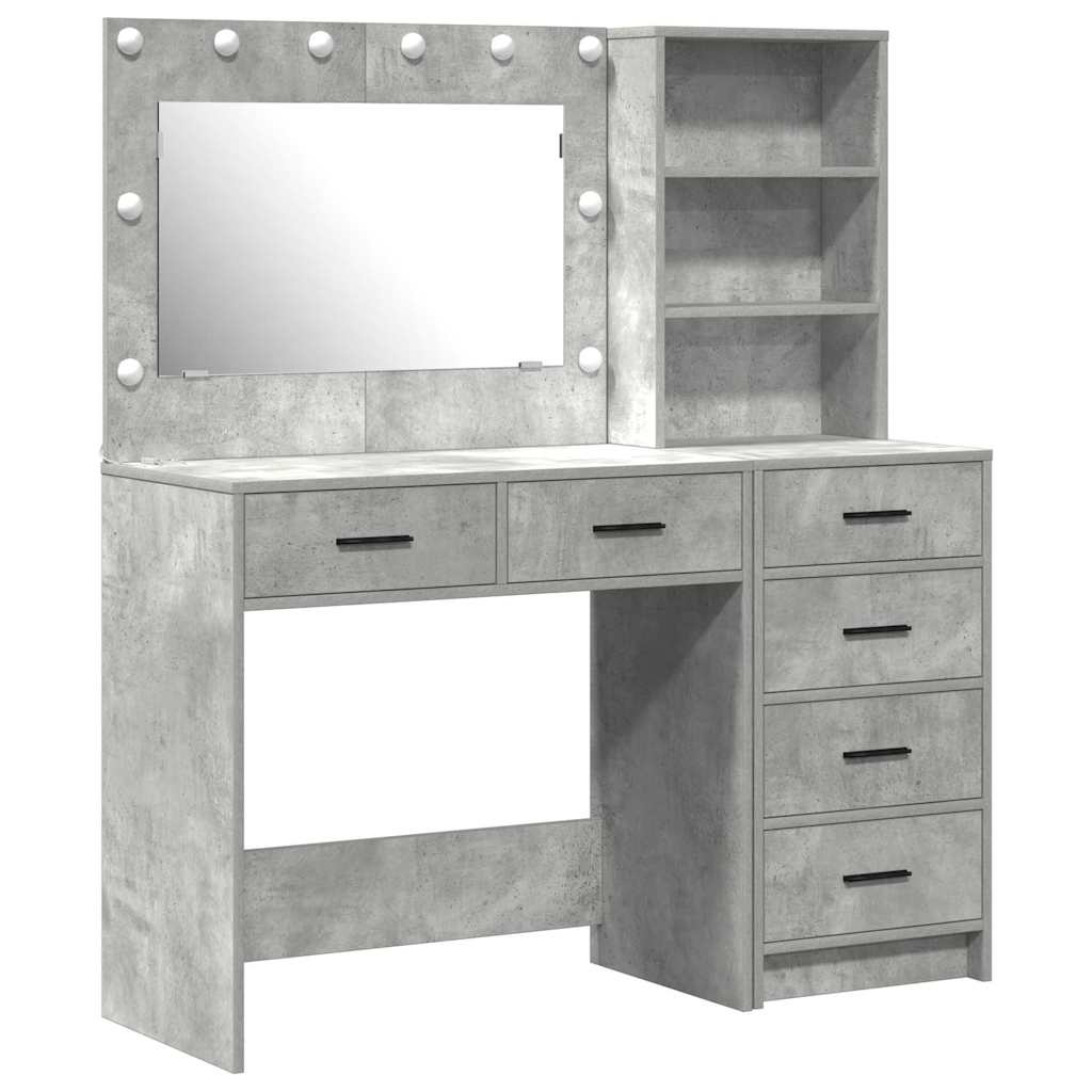 Dressing Table Grey 78.5 x 41 x 135 cm Engineered wood