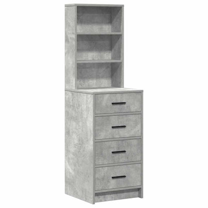 Dressing Table Grey 78.5 x 41 x 135 cm Engineered wood