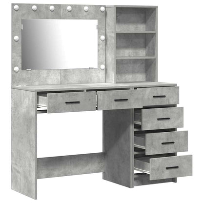 Dressing Table Grey 78.5 x 41 x 135 cm Engineered wood