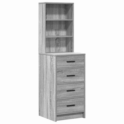 Dressing Table 2 pcs Light Grey 78.5 x 41 x 135 cm