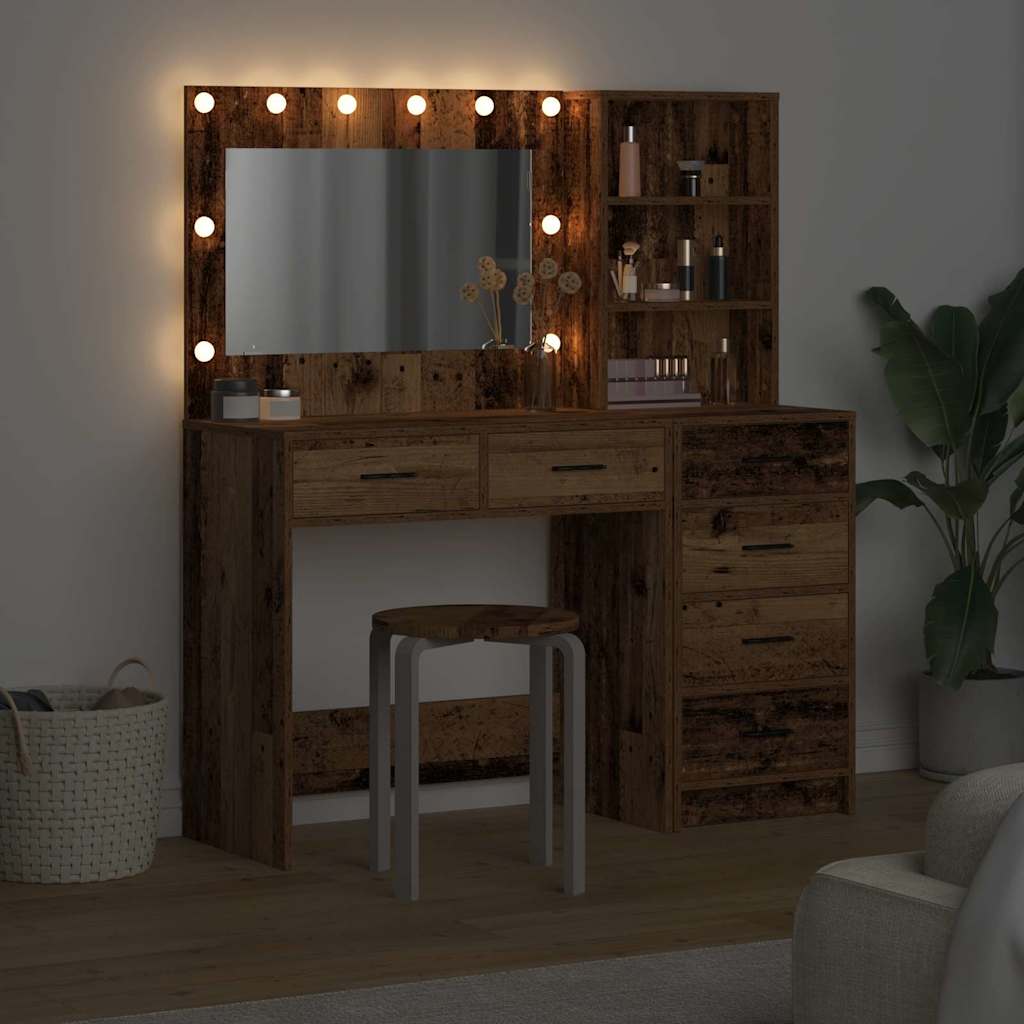 Dressing Table Brown 78.5 x 41 x 135 cm Engineered wood