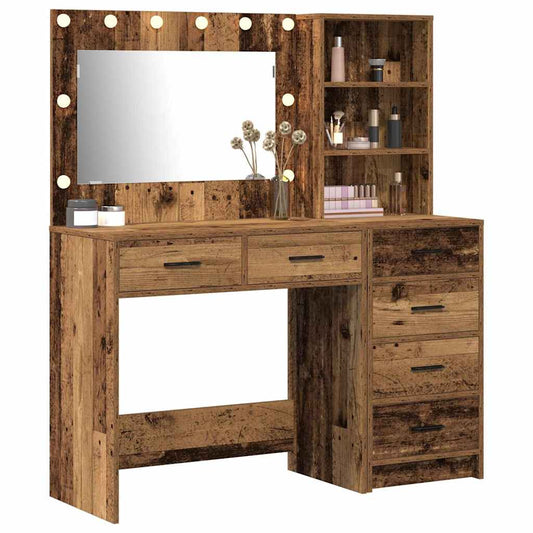 Dressing Table Brown 78.5 x 41 x 135 cm Engineered wood
