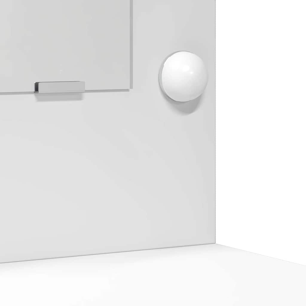 Dressing Table 2 pcs White 50 x 41 x 135 cm Engineered wood